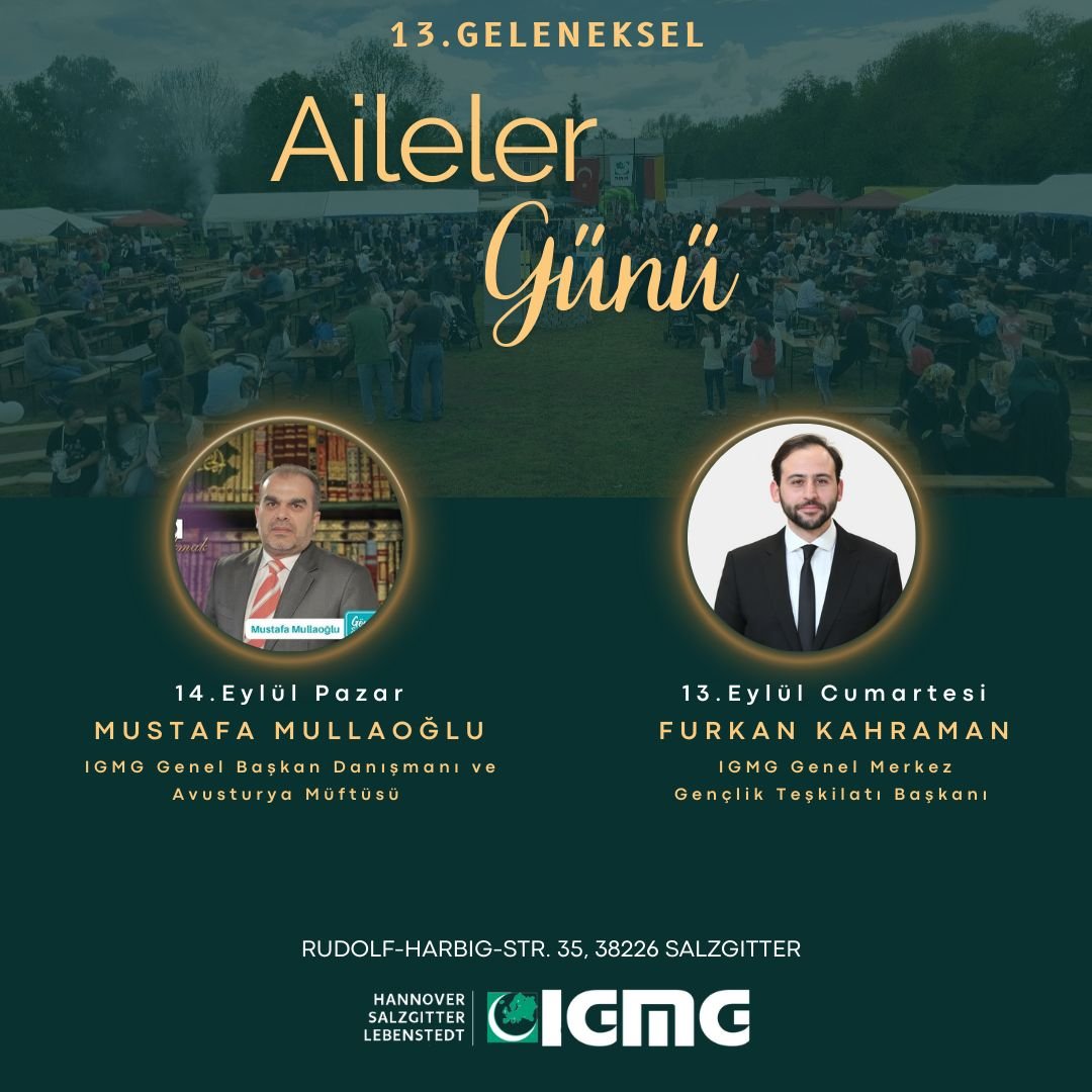 IGMG Salzgitter Camii Aileler Günü 