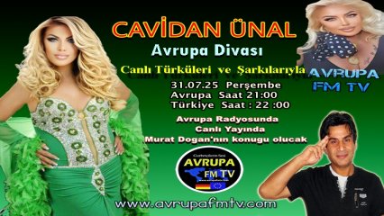 Cavidan Ünal Yarın Akşam Canlı Yayında
